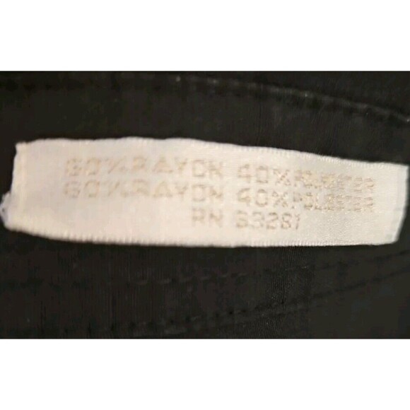 Elliott Men's Xl Long Sleeve Black Button Down Shirt Vintage Rayon - Picture 10 of 12